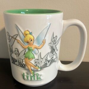 Disney Tinker Bell Mug with Green Interior